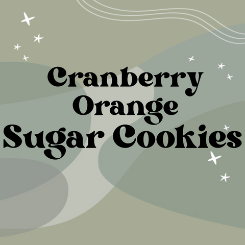 Cranberry Orange Sugar Cookie Recipe