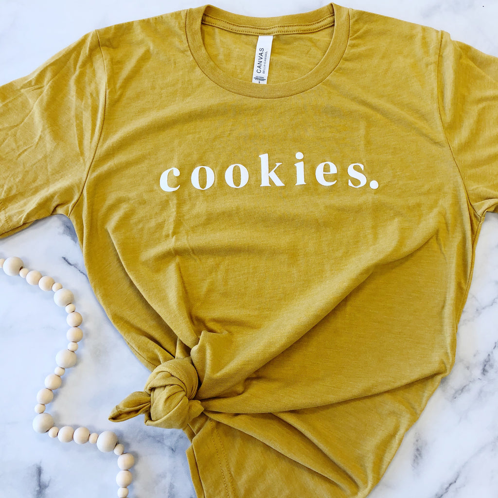 cookies. - Mustard